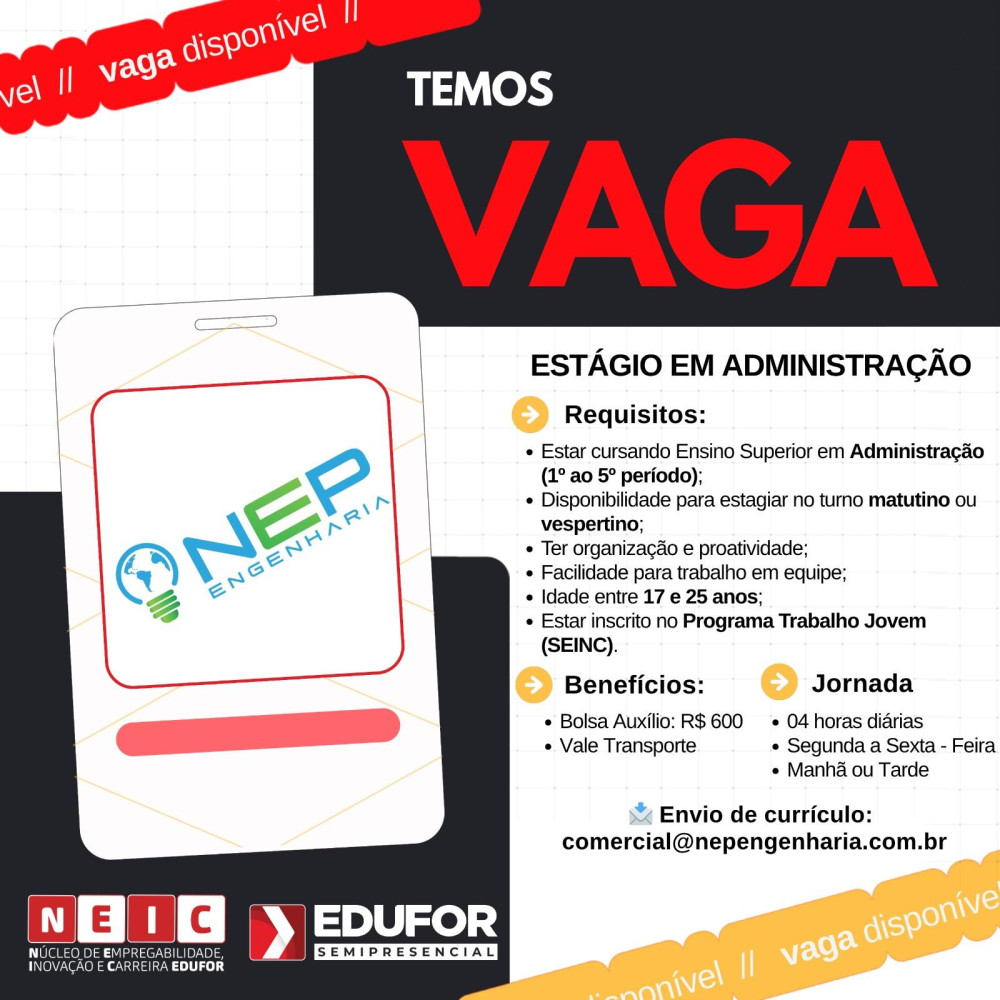 Estágio em Administração