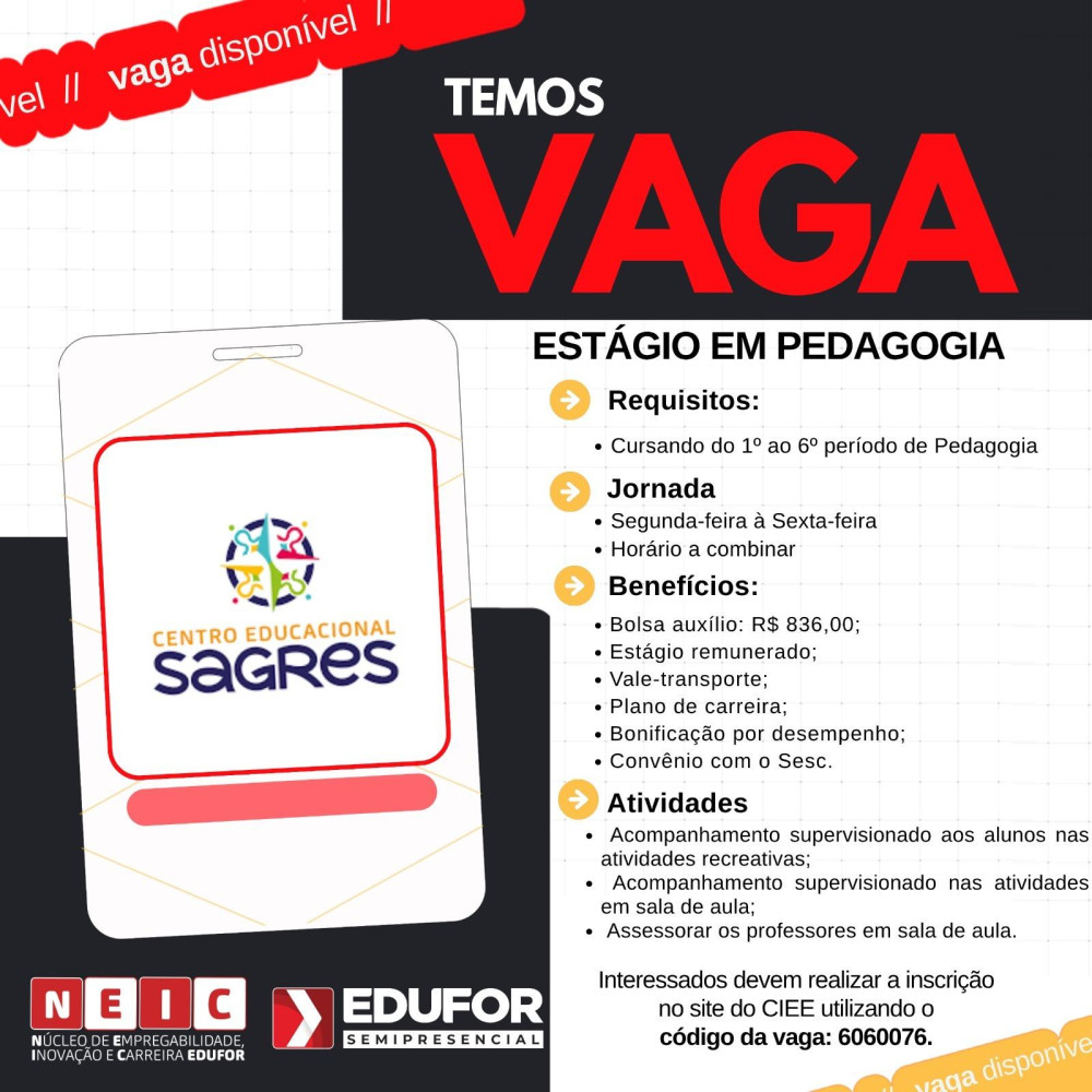 Estágio em Pedagogia
