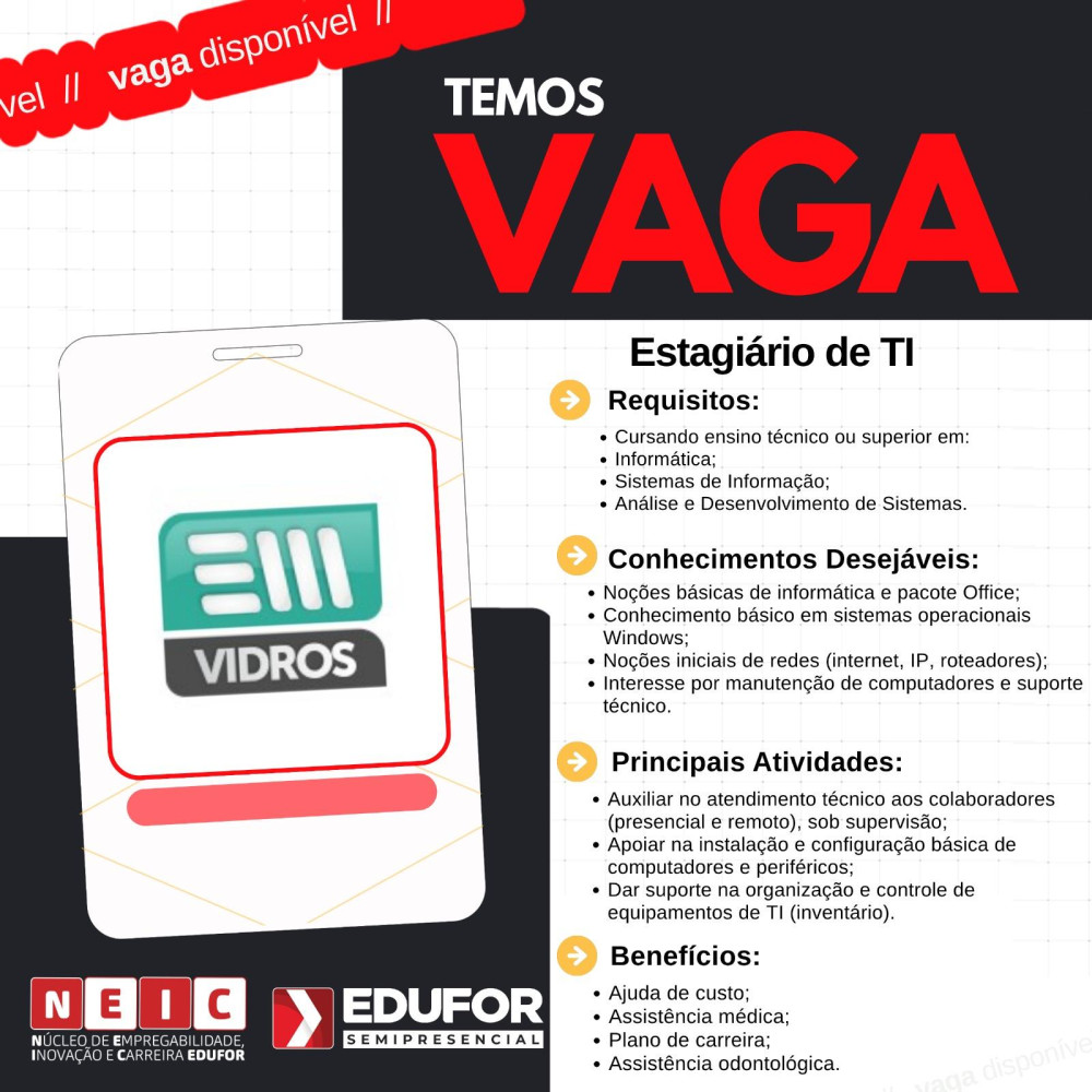 Estagiário de TI