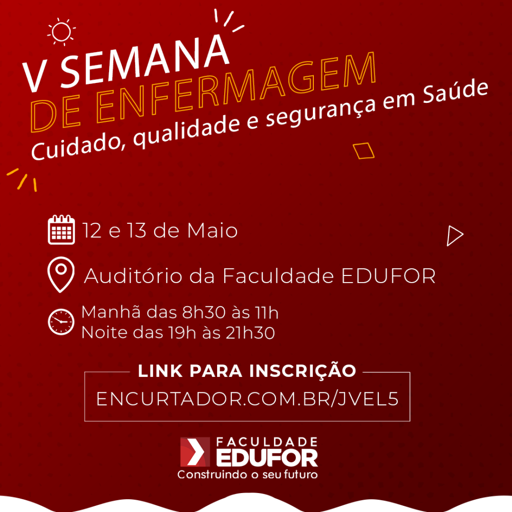 V Semana de Enfermagem Edufor