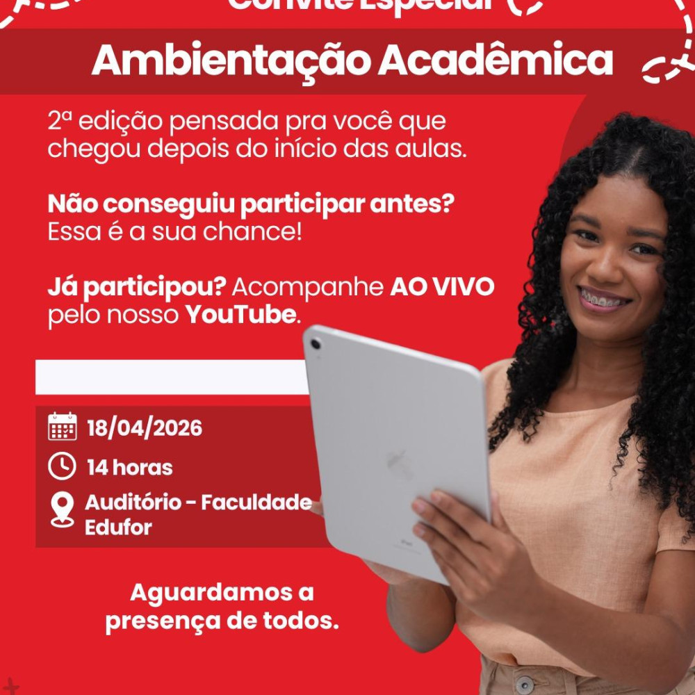 2ª Edição - Ambientação Acadêmica 2026.1