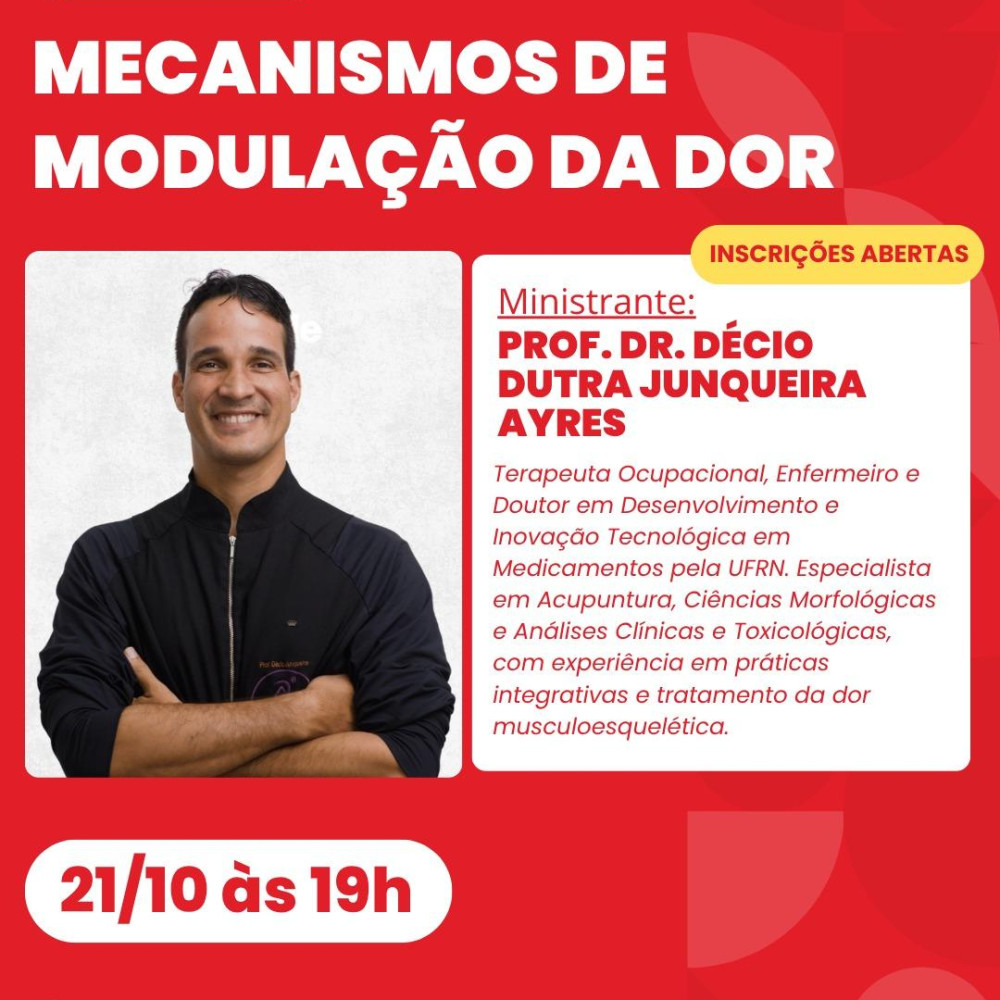 Minicurso: Mecanismos de Modulação da Dor