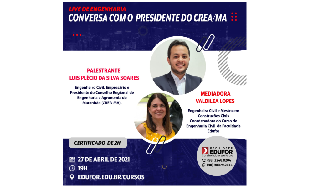 CONVERSA COM O PRESIDENTE DO CREA-MA