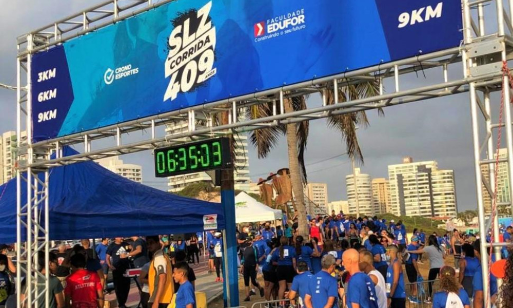 Corrida SLZ 409 é realizada em parceria com a Faculdade Edufor