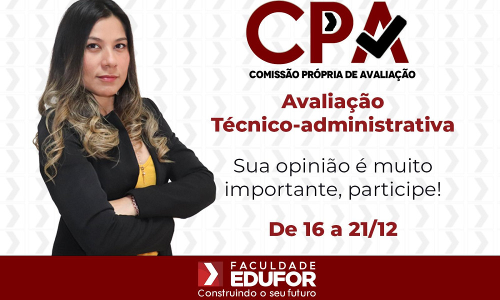 Participe da Avaliação da CPA