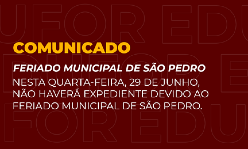 Feriado de São Pedro