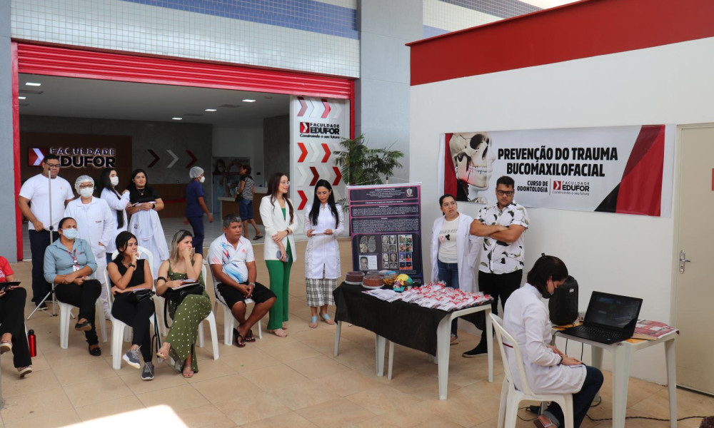 Ação de Prevenção do Trauma Bucomaxilofacial é promovida pelos alunos do 6º período de Odontologia