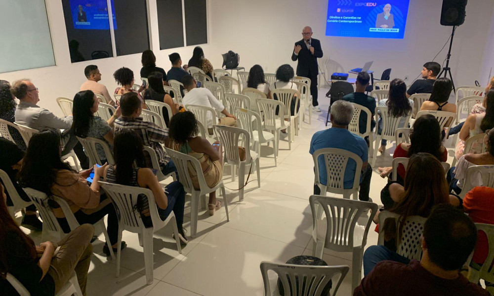Ciclo de palestras da Edufor é iniciado na EXPOEDU