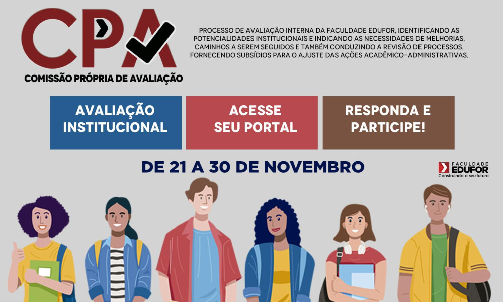 Participe da Avaliação da CPA