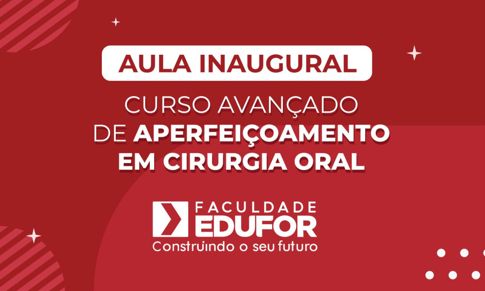Aula inaugural do Curso Avançado de Cirurgia Oral Menor