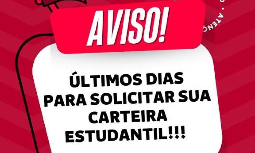 Foi prorrogado o prazo para emissão das carteiras estudantis na Edufor