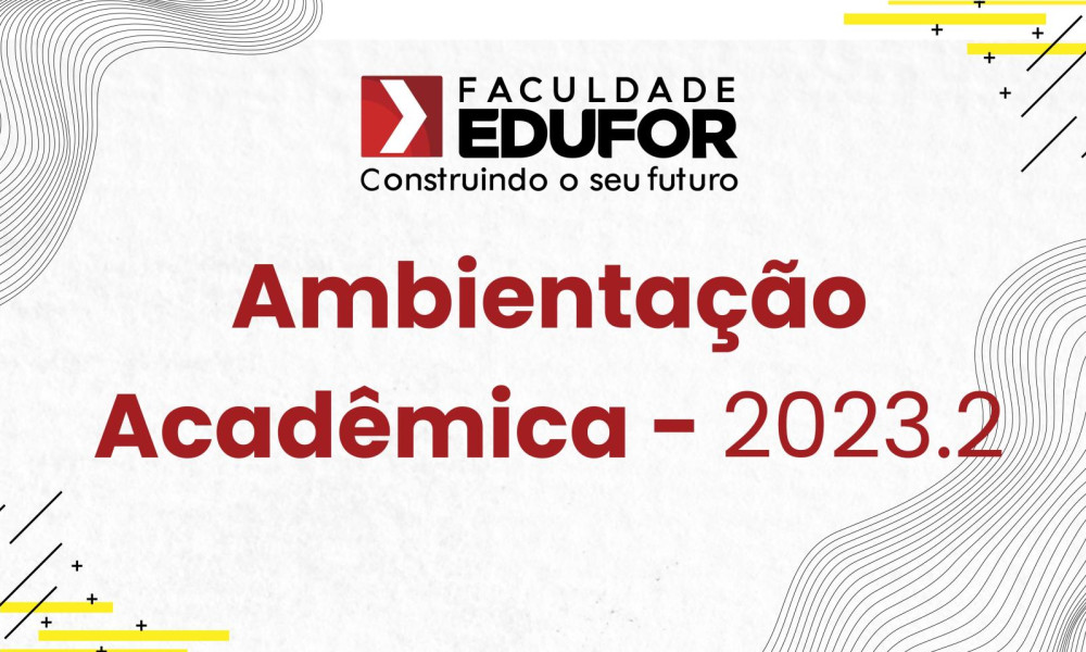 Chamada para Ambientação Acadêmica 2023.2