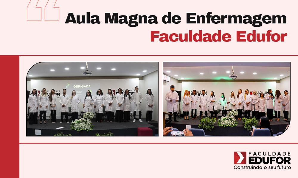 Aula Magna de Enfermagem é realizada na Edufor