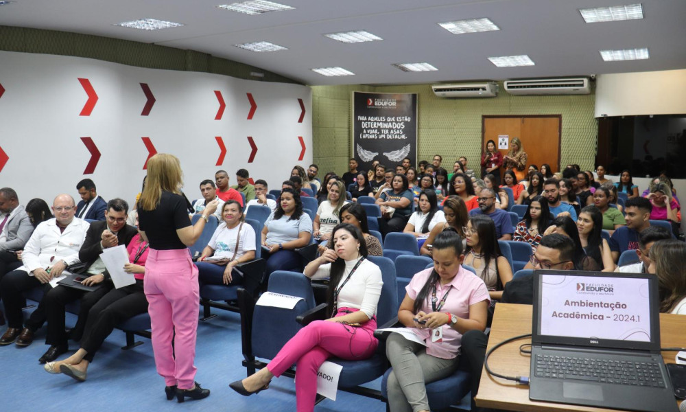 Boas-Vindas Acadêmicas Edufor São Luís 2024.1