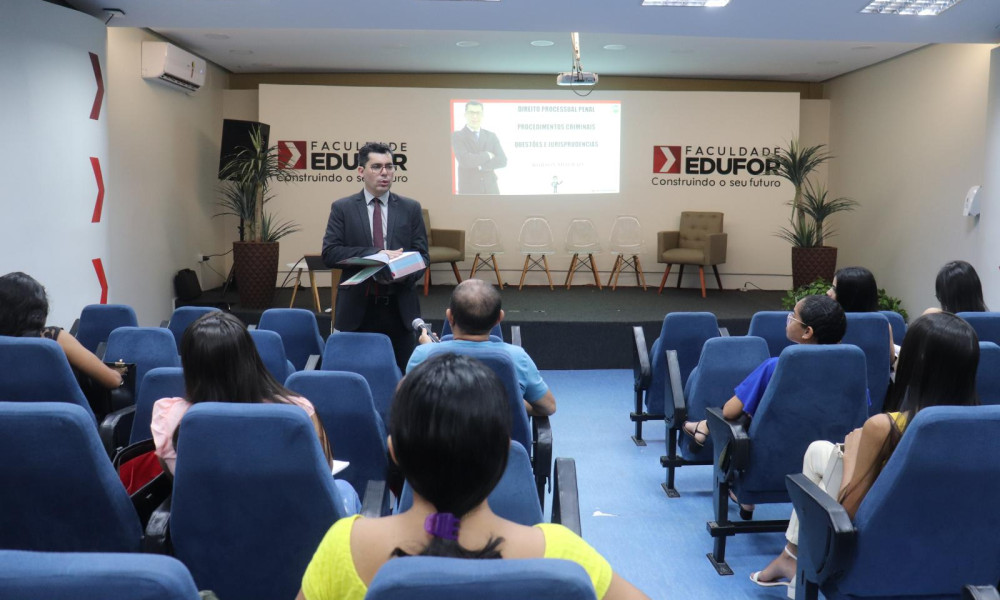 Aulão sobre procedimentos criminais é realizado na Edufor