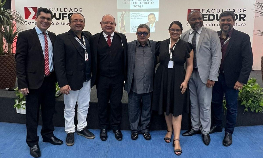 Aula Magna do curso de Direito na Faculdade Edufor 2024.1