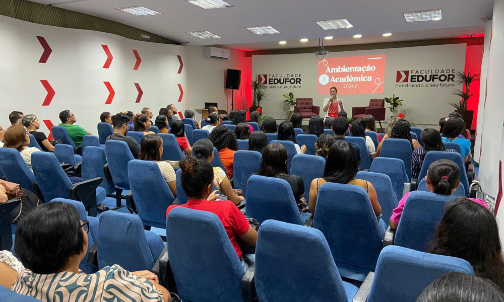 Boas-Vindas Acadêmicas do Semipresencial na Edufor São Luís 2024.2