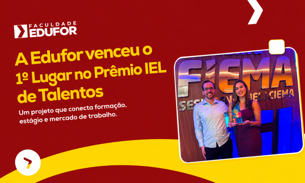 Edufor conquista 1º lugar no Prêmio IEL de Talentos com projeto do NEIC