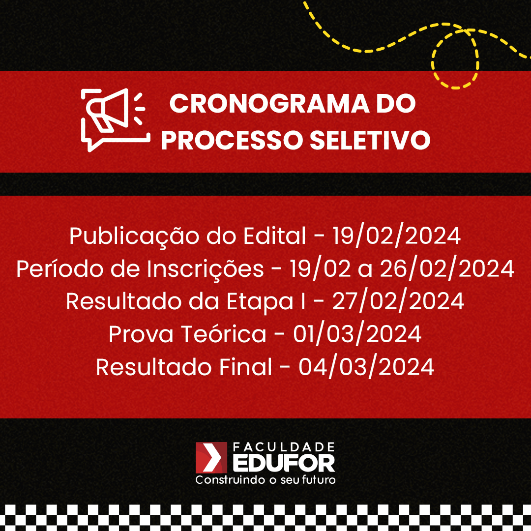 PROCESSO SELETIVO PARA O PROGRAMA DE MONITORIA ACADÊMICA 2024.1