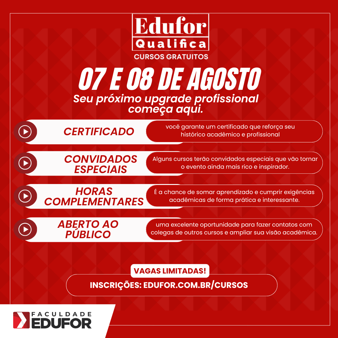 Tem novidade boa chegando para você: Vem aí o Edufor Qualifica!